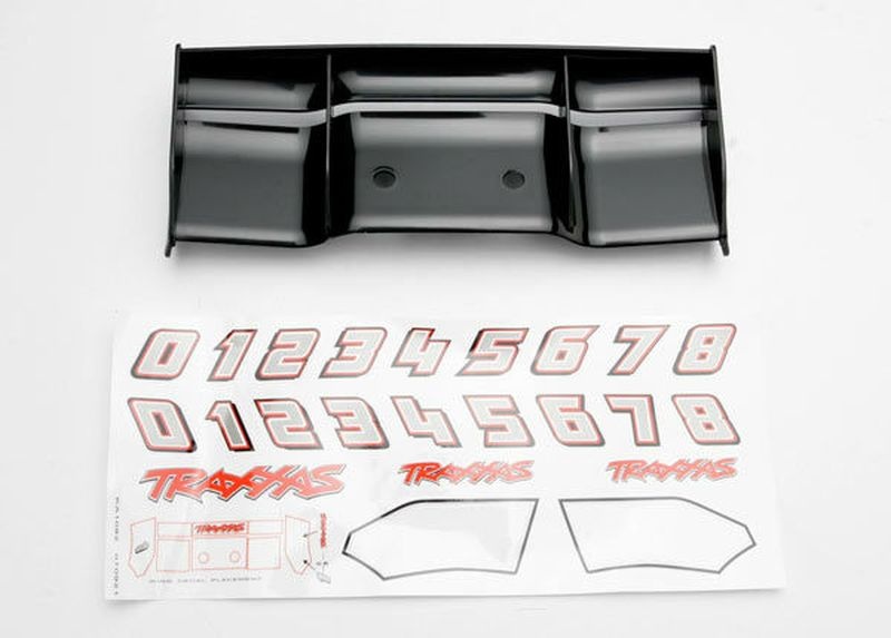 Traxxas Heckflügel schwarz mit Decal