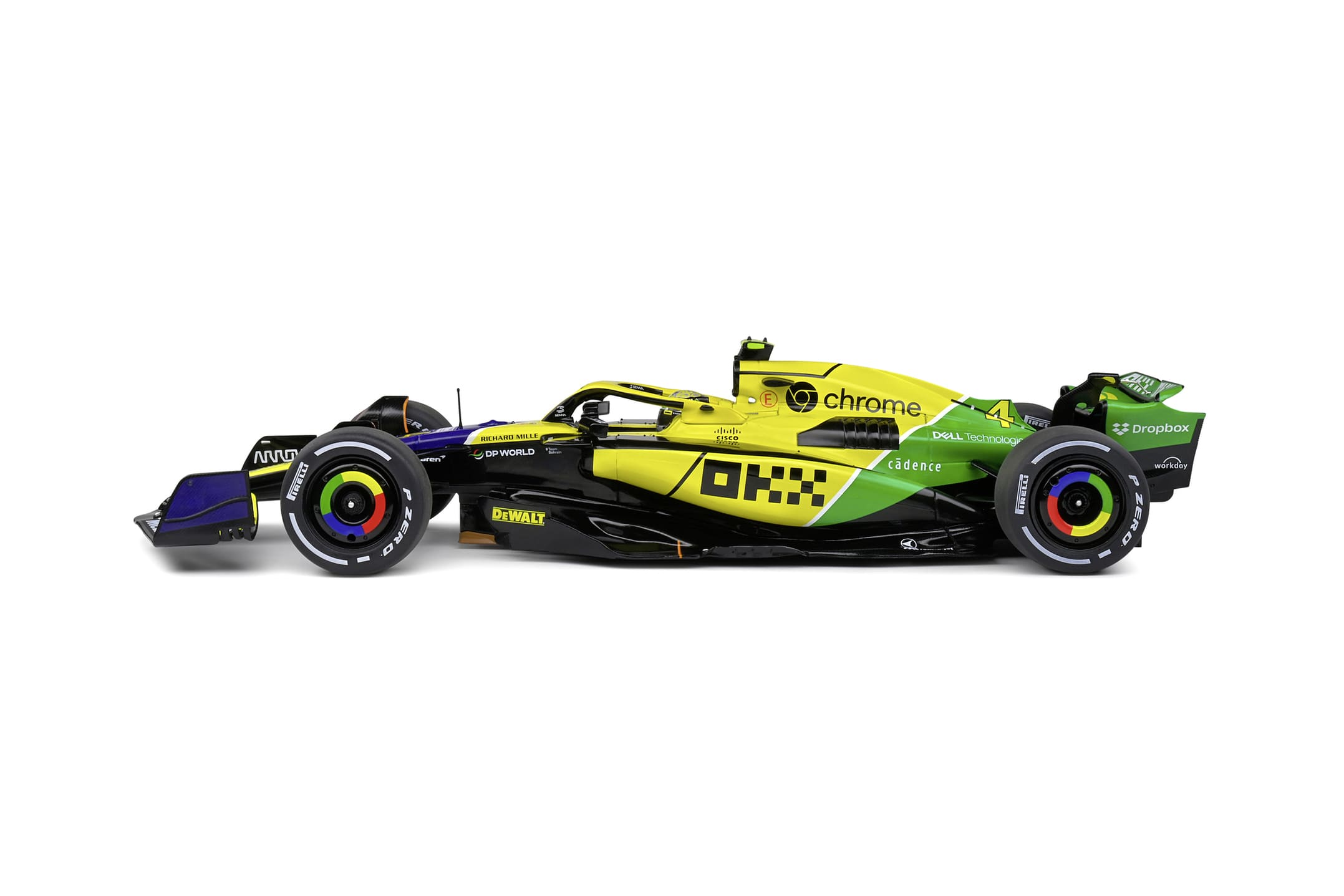 McLaren F1 Team MCL38 1_18 Modellauto Monaco GP 2024 Lando Norris