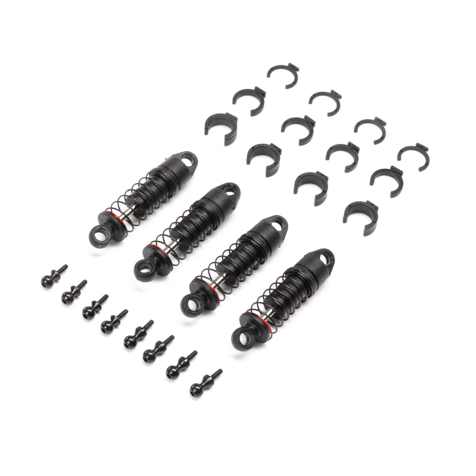 Axial Oil Shock Set 6mm _.213 lbs_in Red__ SCX24 _4_ - RC-Zubehoer