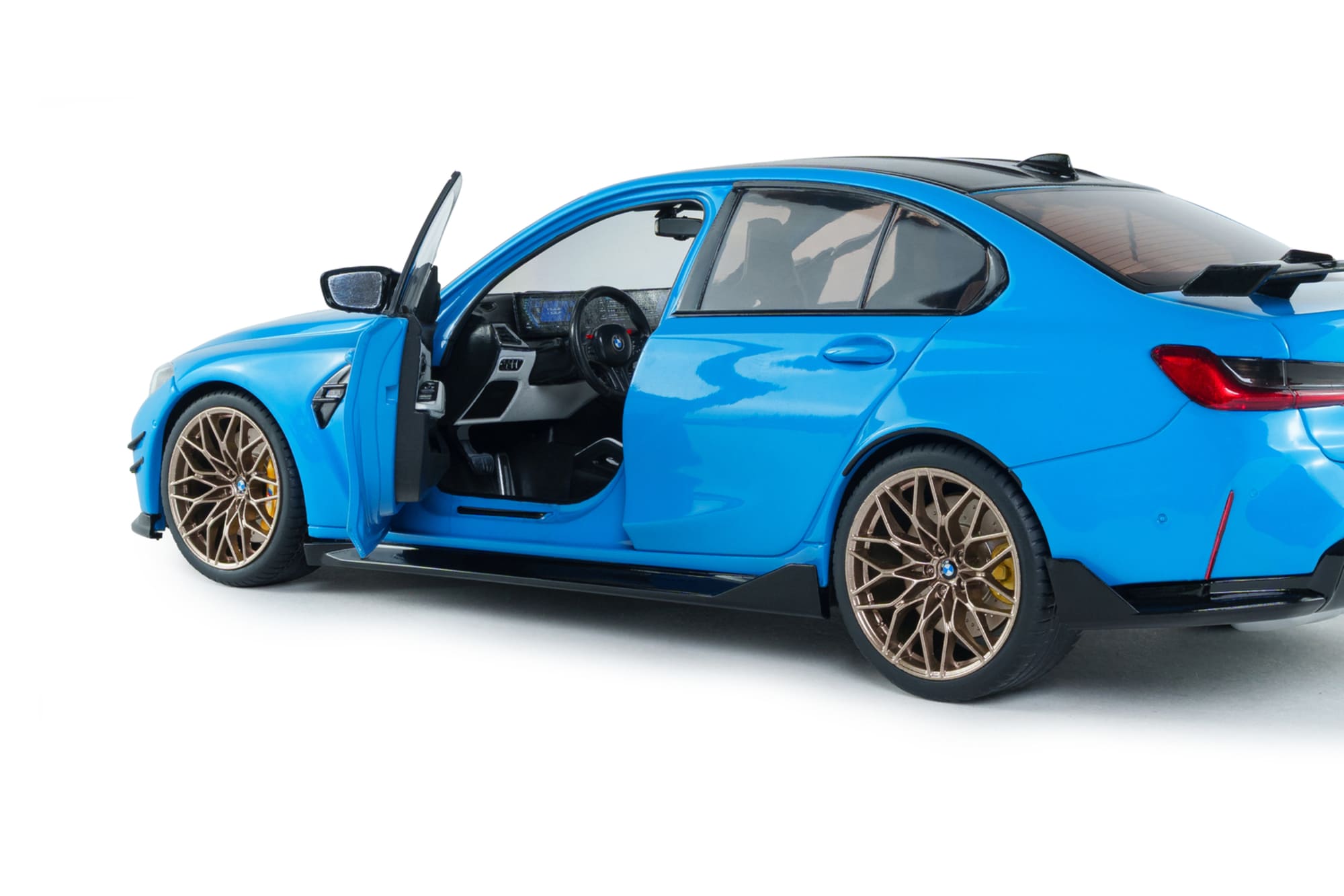 Solido BMW M3 G80 blau Standmodellauto 1_18