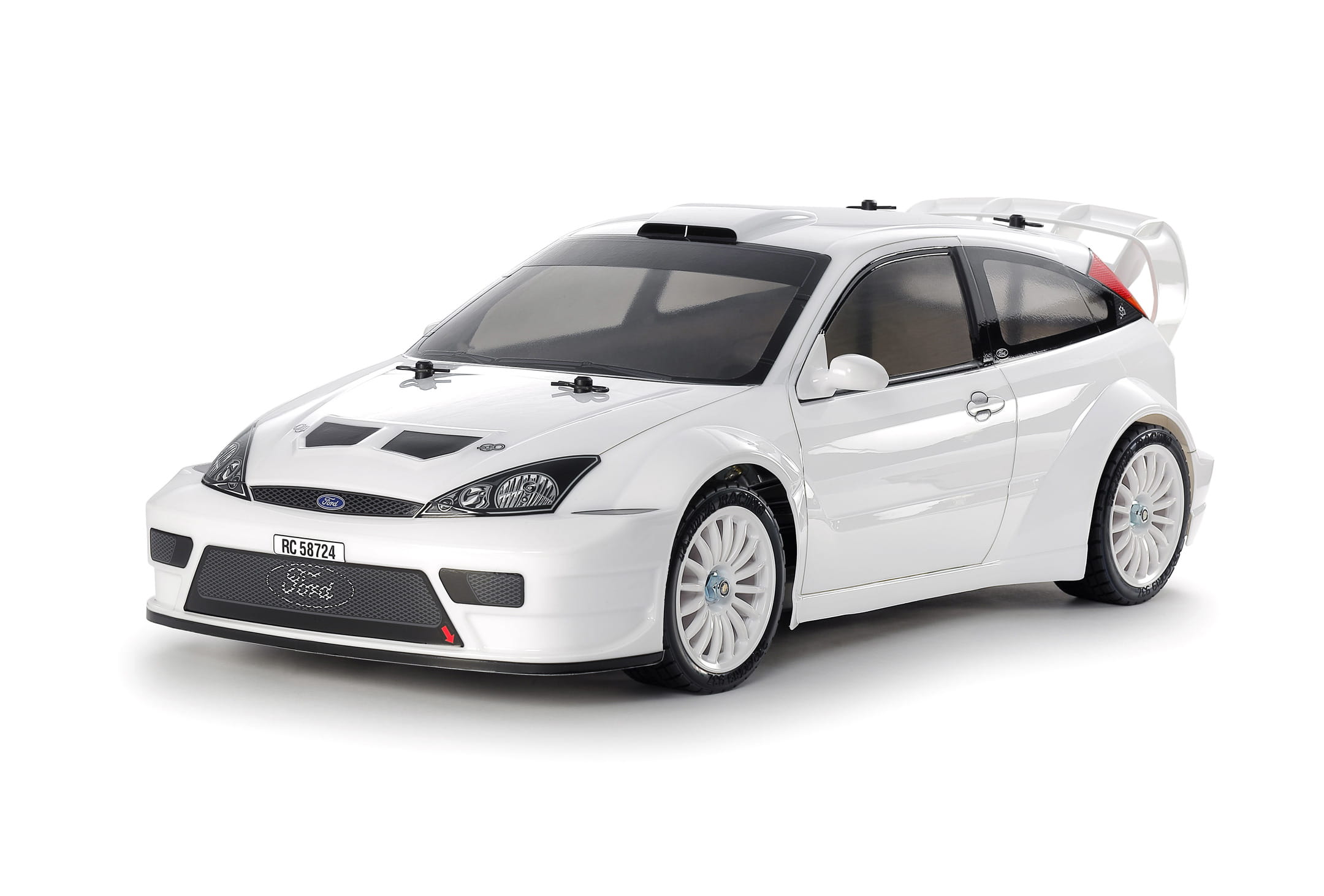Tamiya Ford Focus RS 2003 Karosserie 1:10 unlackiert Tamiya Ford Focus RS 2003 Karosserie 1:10 unlackiert