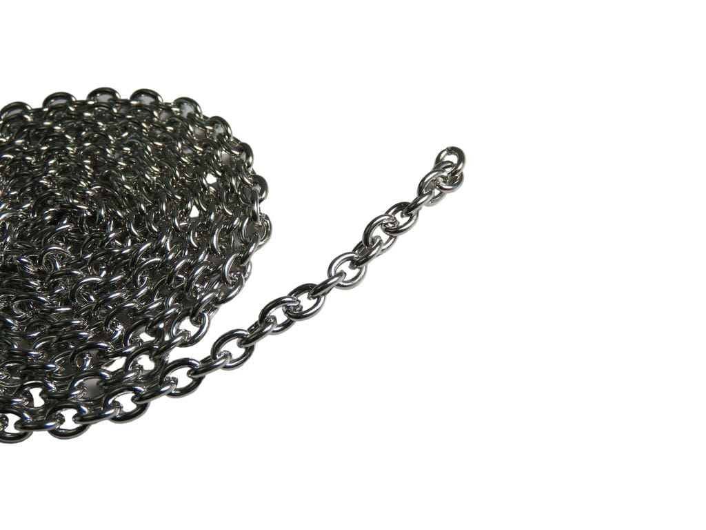 Thicon Kette aus Metall, silber 75cm