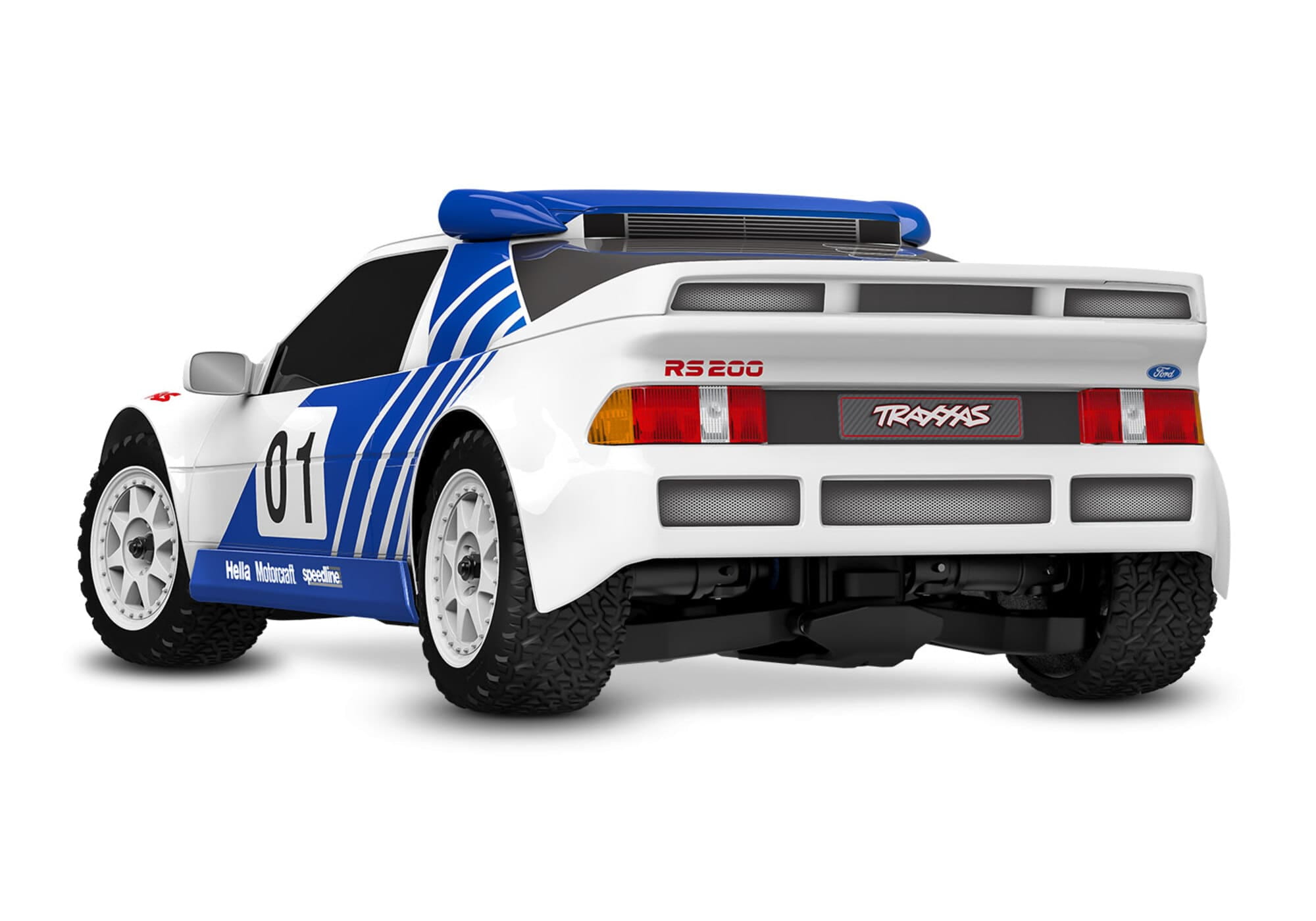 Traxxas Mini Rally VXL Ford RS200 1_10 RTR Brushless blau