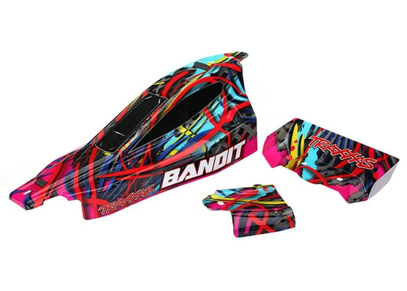 Traxxas Karosserie Bandit Hawaiian_ lackiert _ Decals - RC-Zubehoer