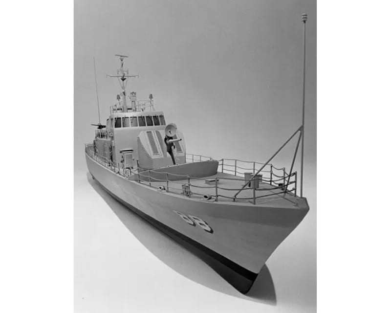 USS Crocket Kanonenboot - Asheville-Klasse - Modellzubehoer