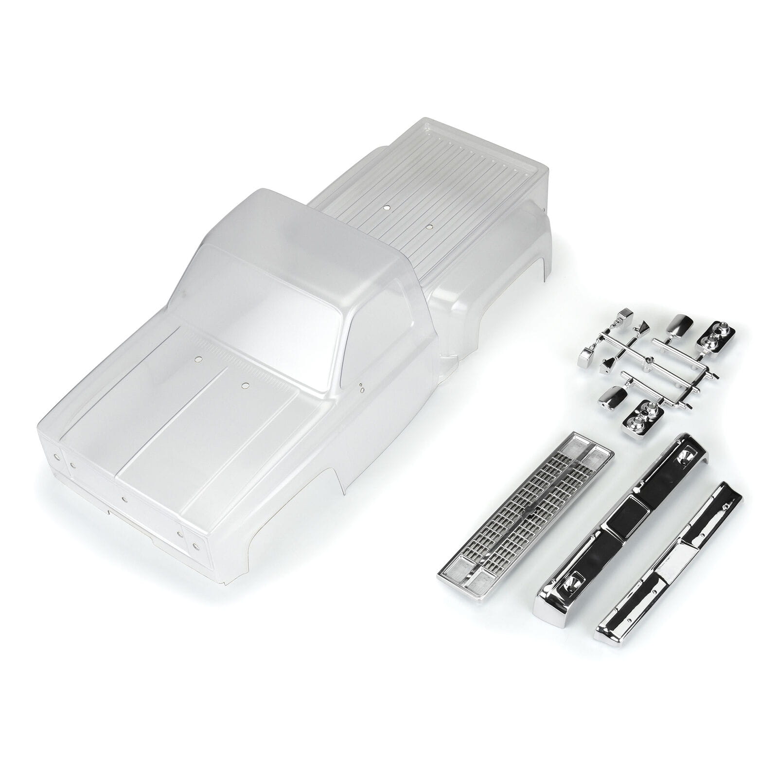 Proline 1982 Chevy K-10 Klar Karosserie Set with Scale Molded Accesories - RC-Zubehoer