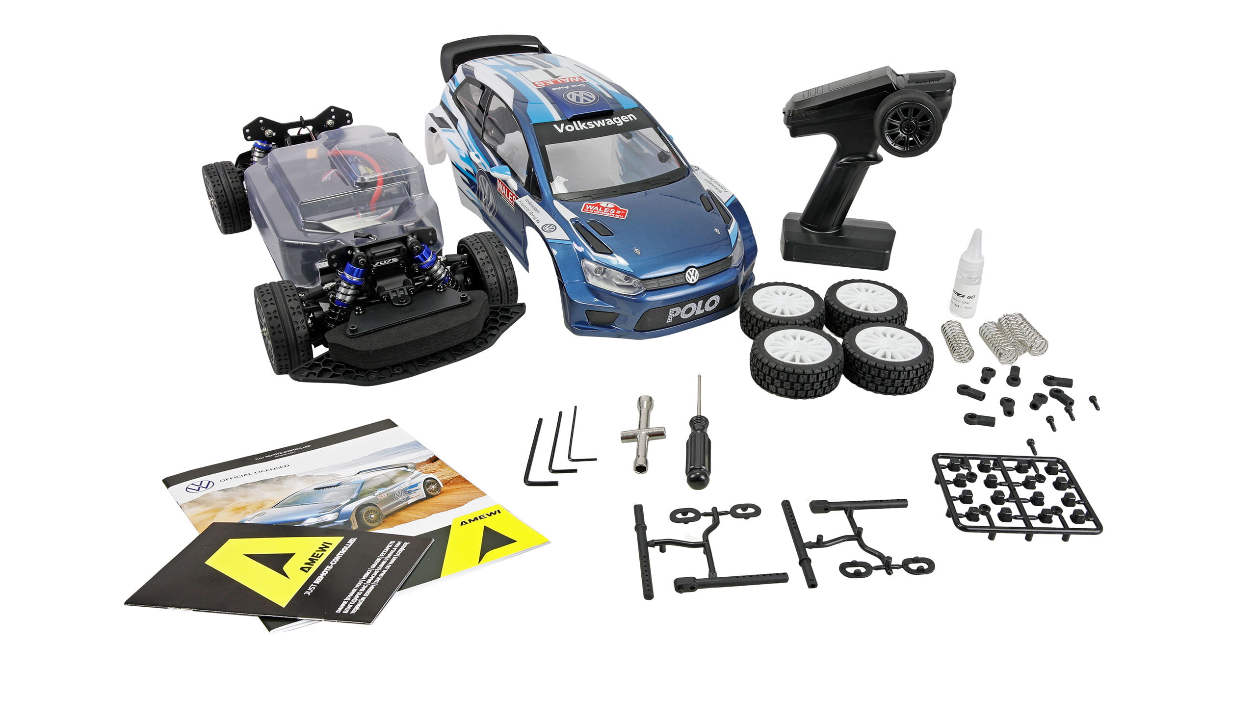 Amewi RC Hyper Go VW Polo R WRC Rallye brushless 4WD 1_10 ARTR - Art_-Nr. 21147