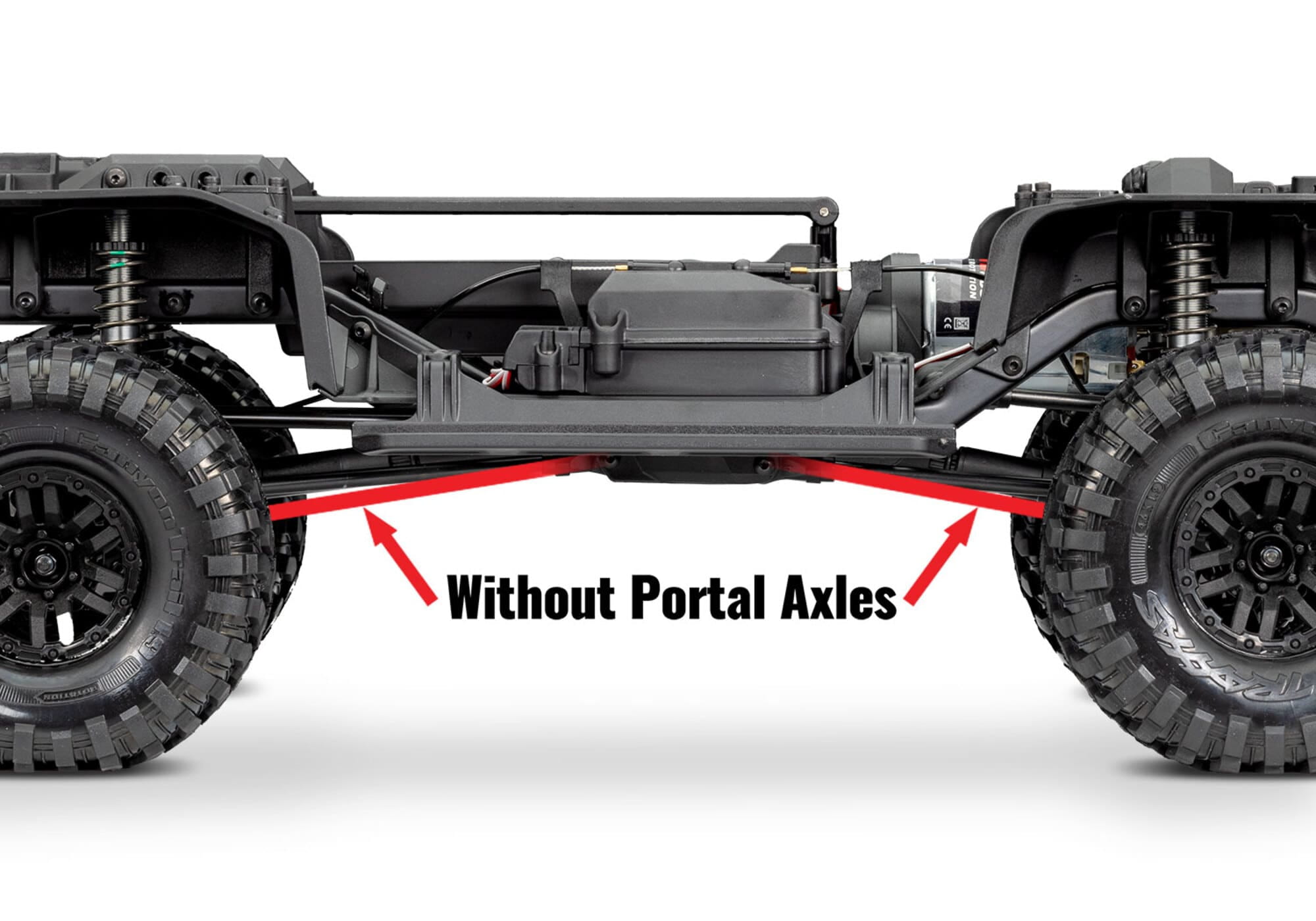 traxxas trx-4 lr defender 1 10 crawler rtr rot TRAXXAS TRX-4 LR Defender 1_10 Crawler RTR rot mit Portalachsen und T-Lock Sperrdifferentialen