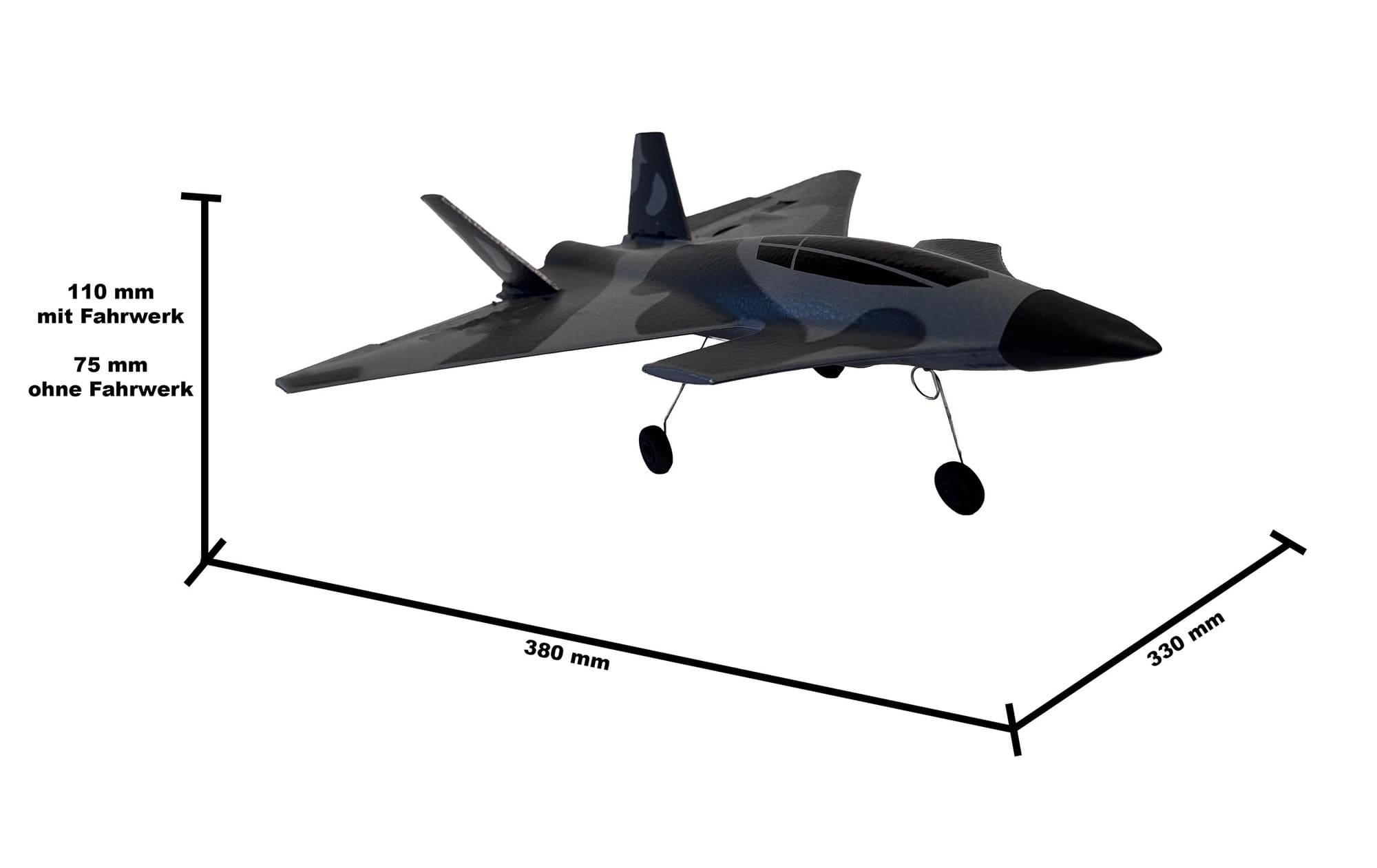 DF Models EasyFly Delta - RC-Flugzeug - RTF 9640