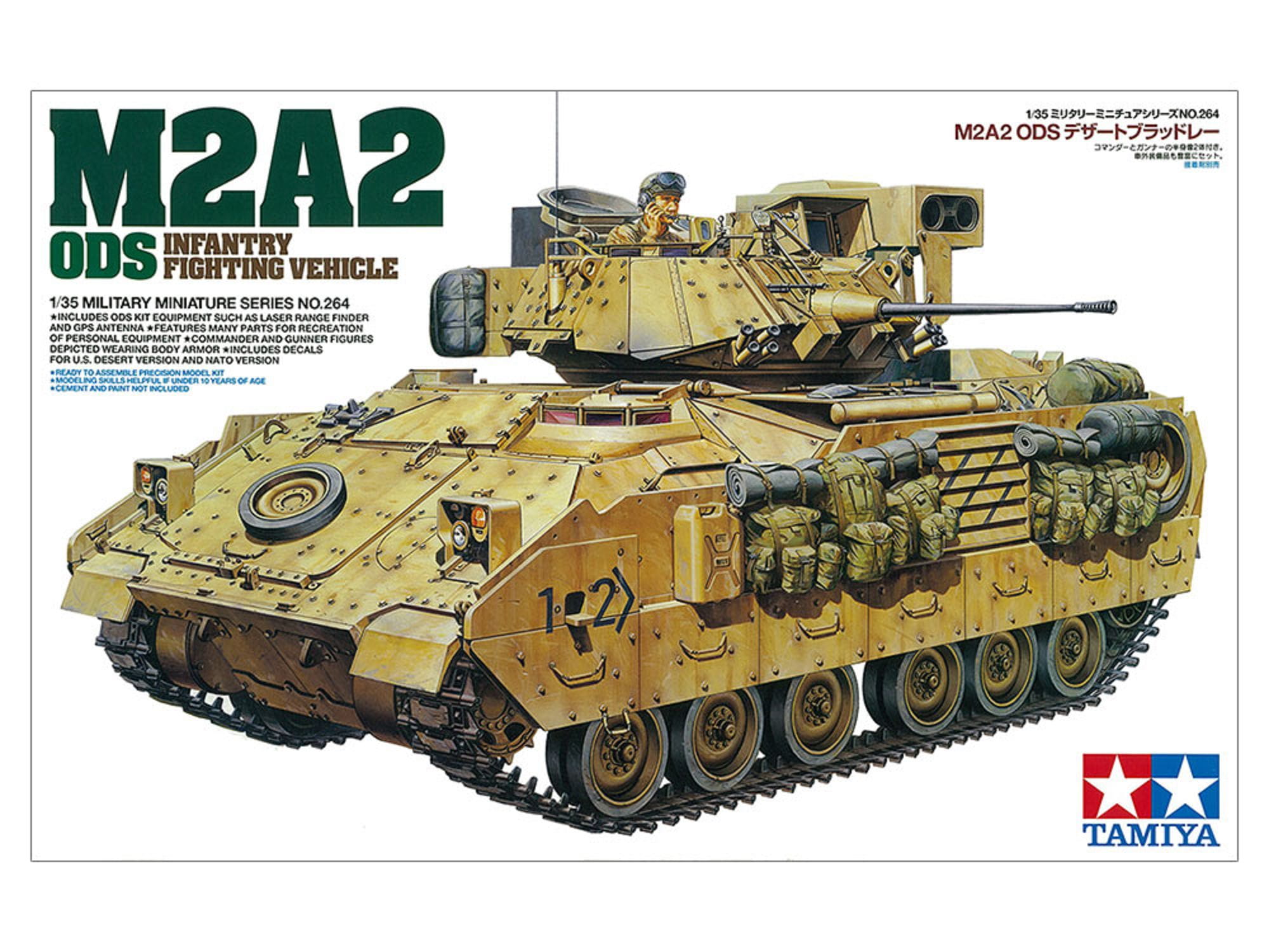 Tamiya US Panzer M2A2 Bradley Desert Storm IFV 1_35 Plastik Modellbau Militaer Bausatz - RC-Zubehoer