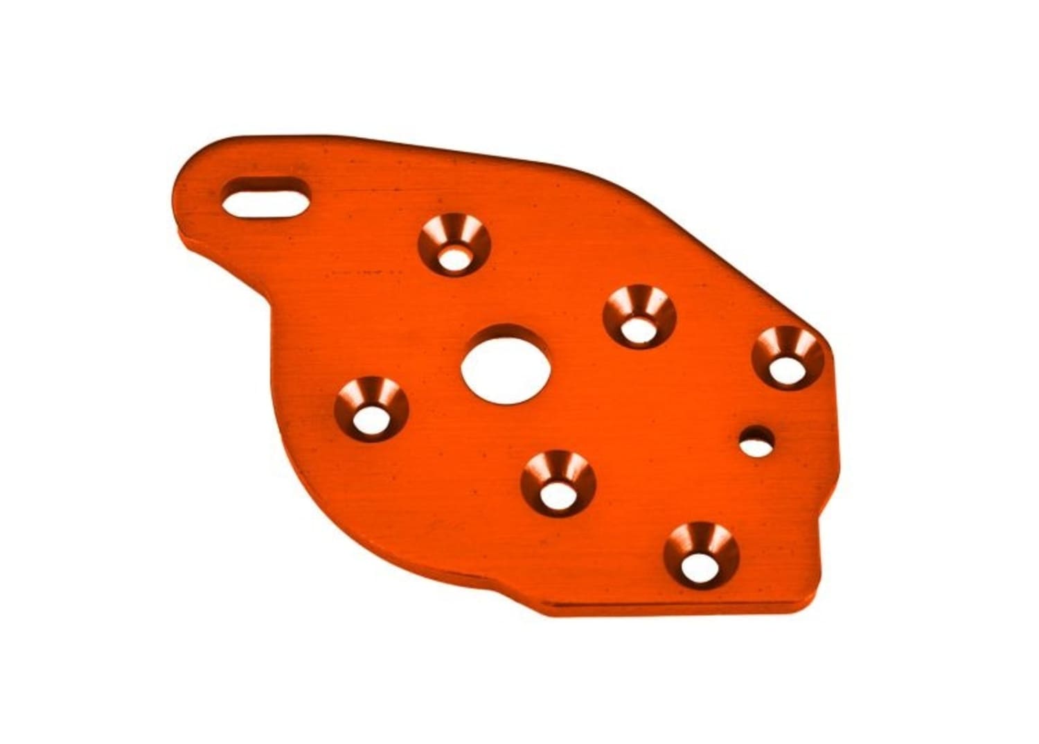 Traxxas Motorplatte Alu orange - RC-Zubehoer