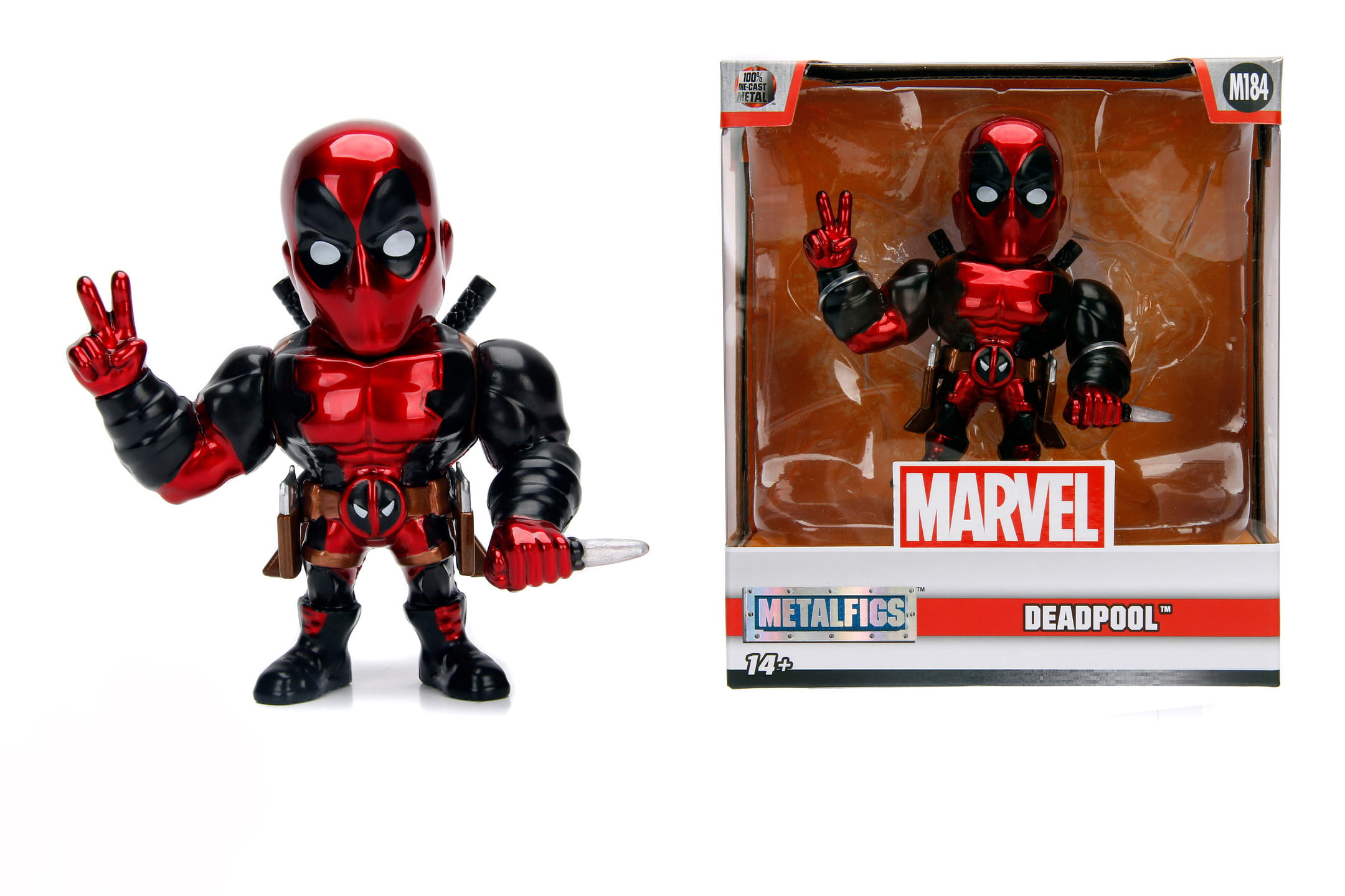 Jada Marvel 4" Deadpool Figur