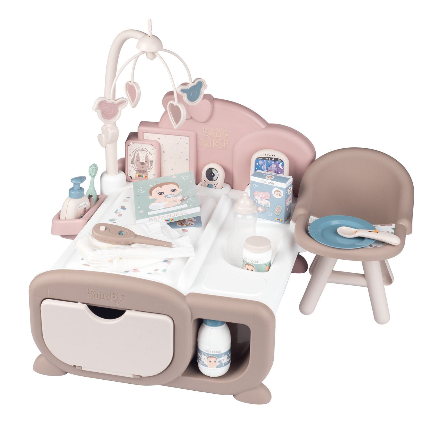 Smoby Baby Nurse Cocoon Puppen-Spielzimmer 3-in-1