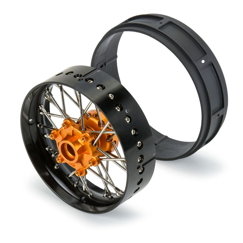 Proline 1_4 Pro-Spec Aluminum V2 Bead Front Felge Schwarz_Gold _1_ Promoto-SM - RC-Zubehoer