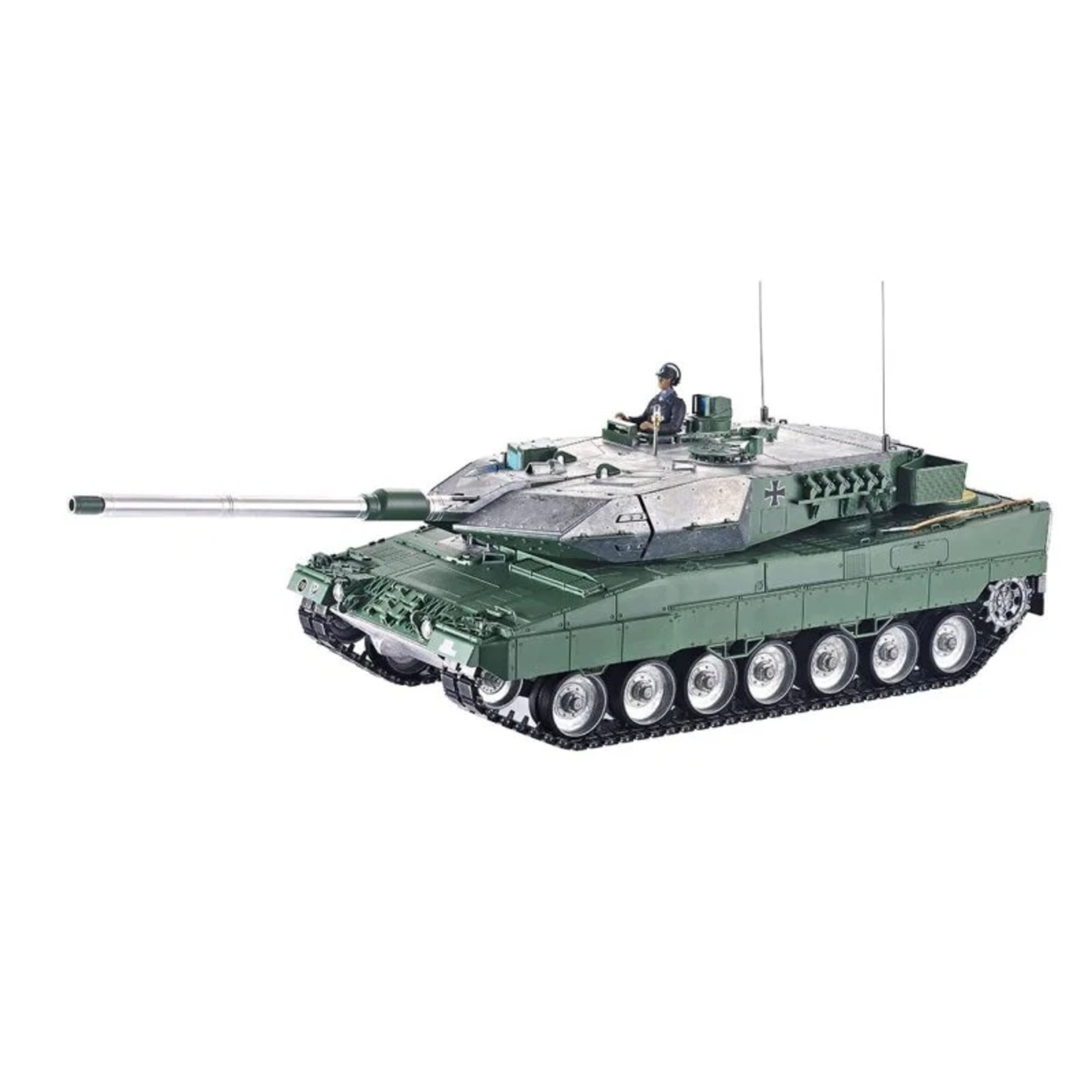 Torro Leopard 2A6 RC Panzer 1_16 Unlackiert IR Rauch RTR