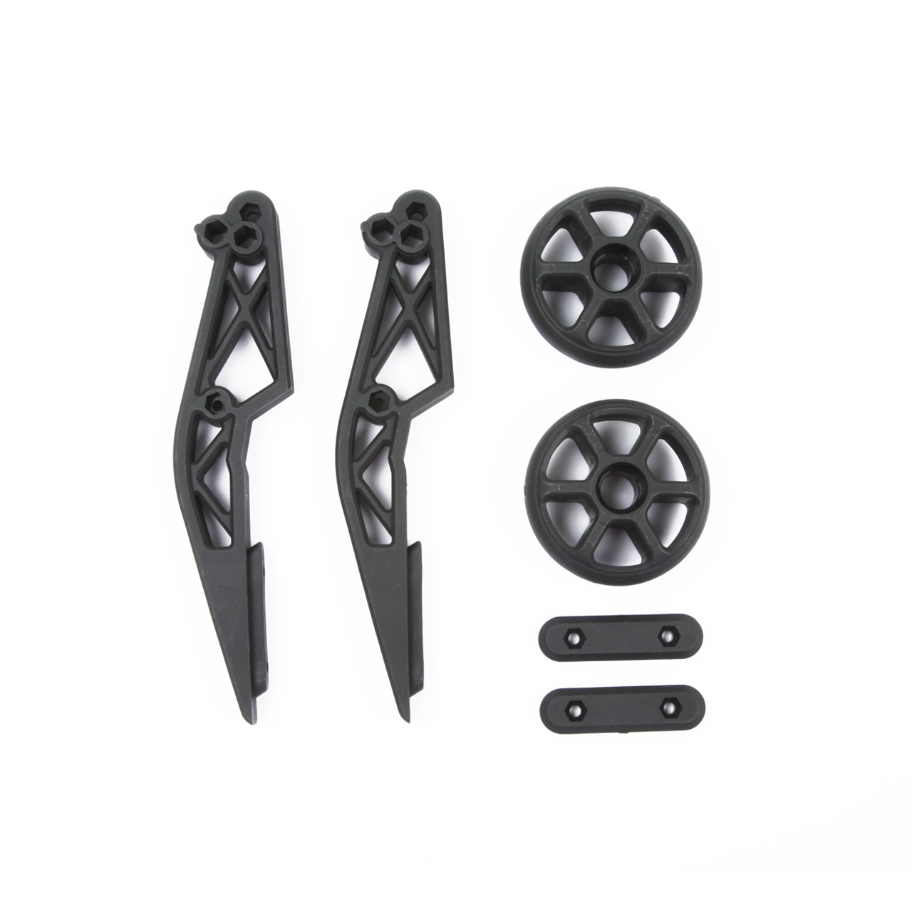CEN Racing Reeper Wheelie Bar Plastic Parts. (Bracket 2pcs, Wheel 2pcs.