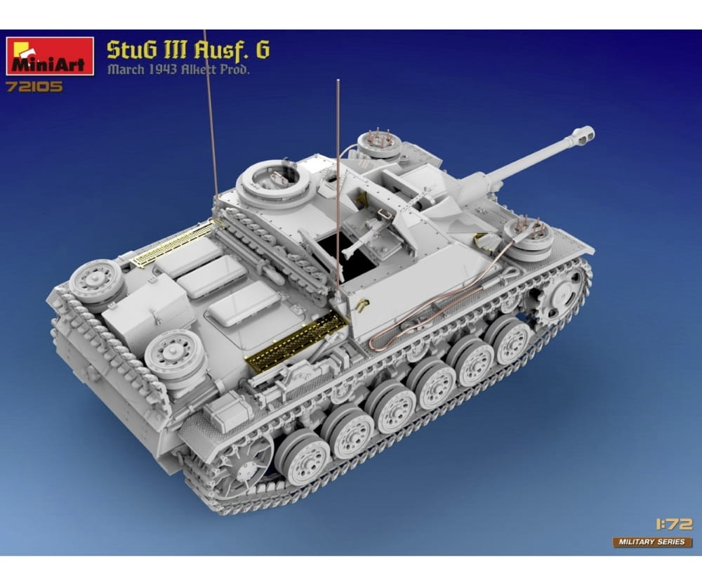 MiniArt 1:72 StuG III Ausf. G Prod. M Plastik Modellbausatz