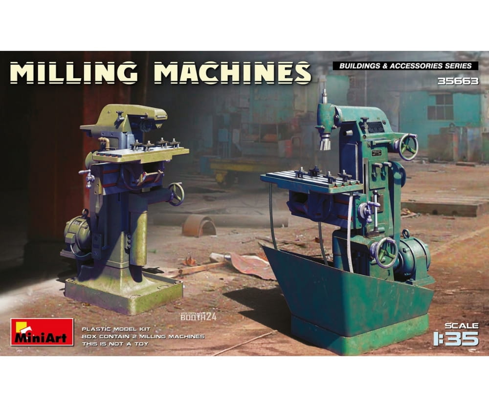 MiniArt 1_35 Fraesmaschinen Plastik Modellbausatz - RC-Zubehoer