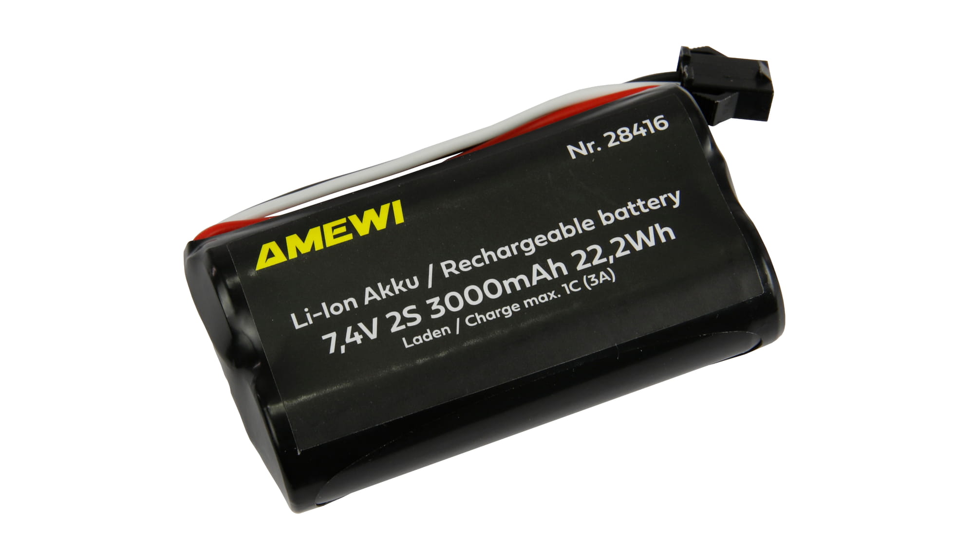 Amewi Li-Ion Akku 2S 7_4V 3000mAh HBX 3-Pin - Art_-Nr. 28416
