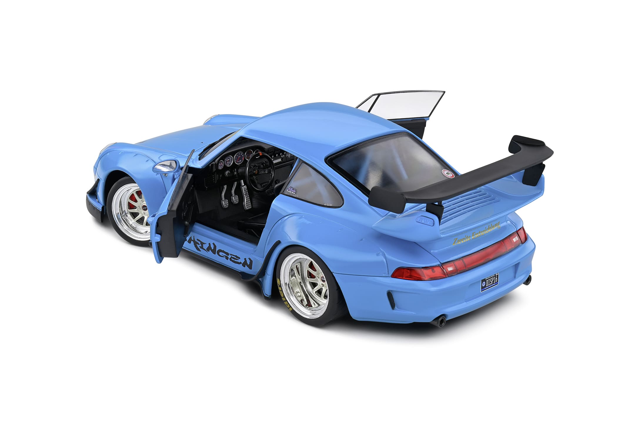 Solido Porsche RWB Bodykit Shingen Blau 2018 Modellauto 1_18
