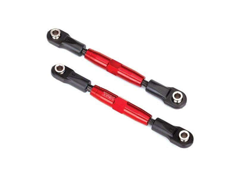 Traxxas L_R Gewindestange Camber 83mm vo Alurohr rot eloxiert - RC-Zubehoer
