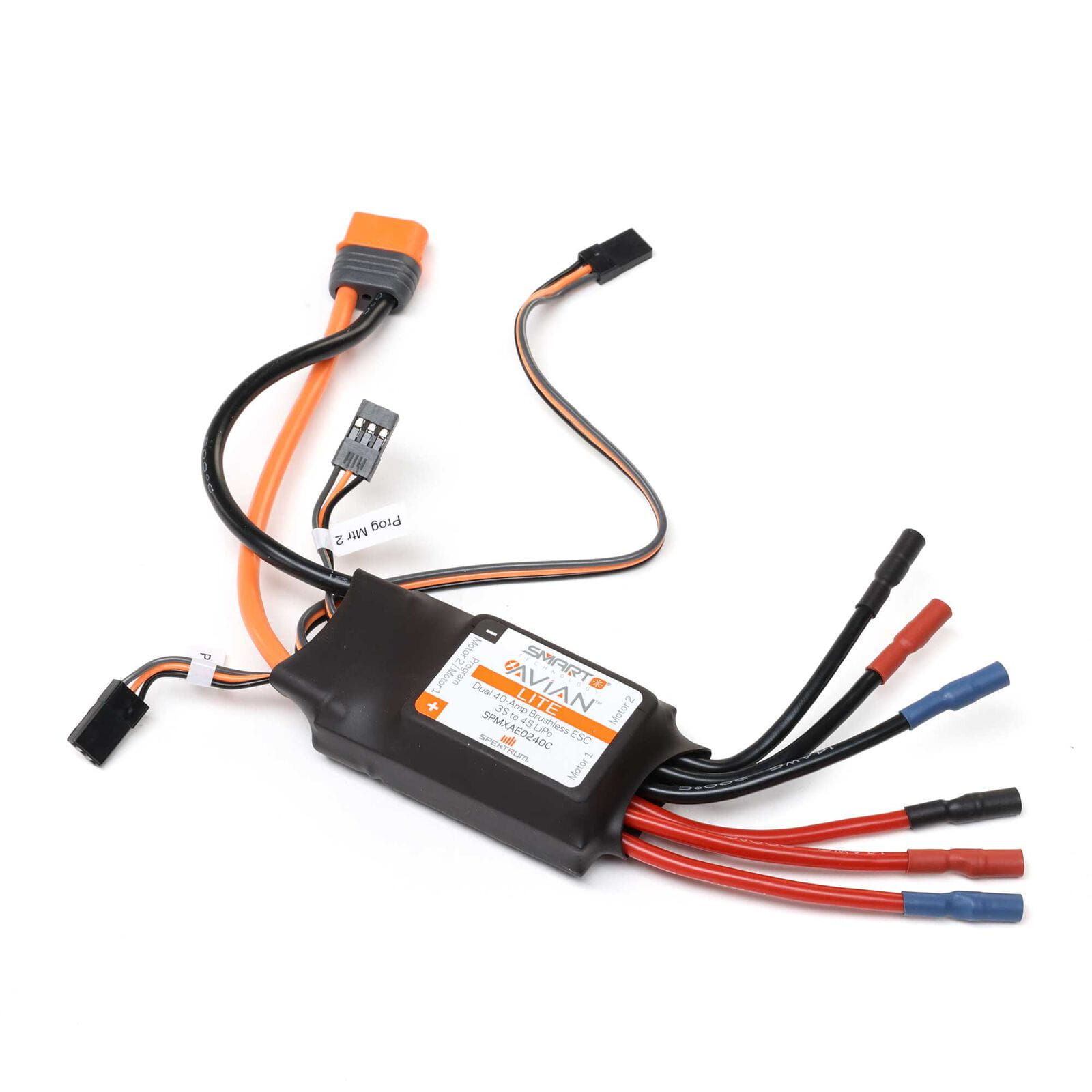 Spektrum Avian 40A Dual Smart Lite ESC 3S-4S Regler _Version C_ IC3 - RC-Zubehoer