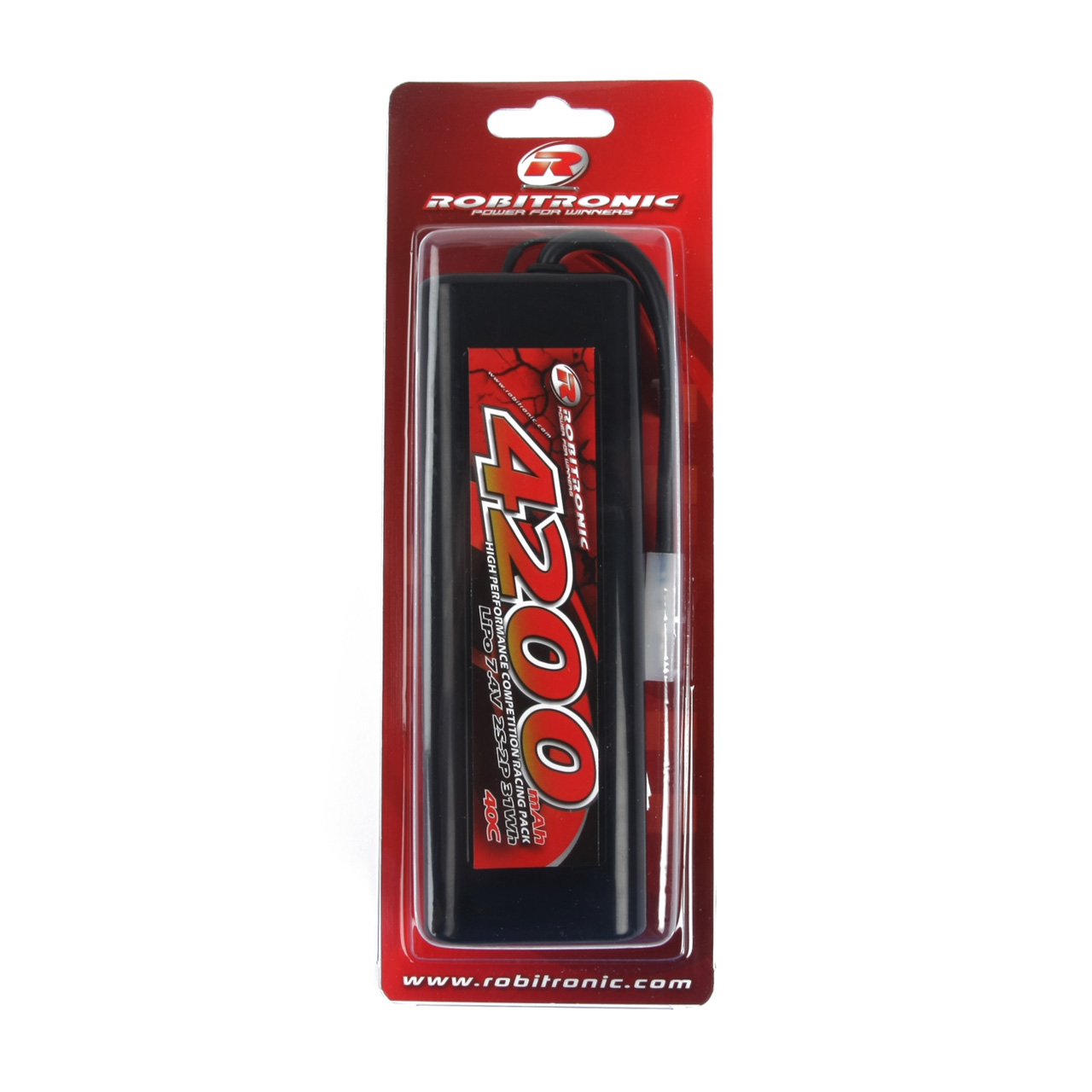 Robitronic Lipo Akku 7,4V, 4200mAh, 40C, 2S, Stick Pack Tamiya
