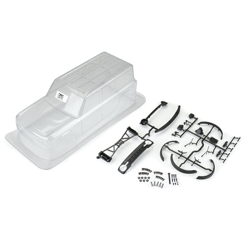 Proline 1:10 2021 Ford Bronco Clr Body Set 12.3": Crawlers