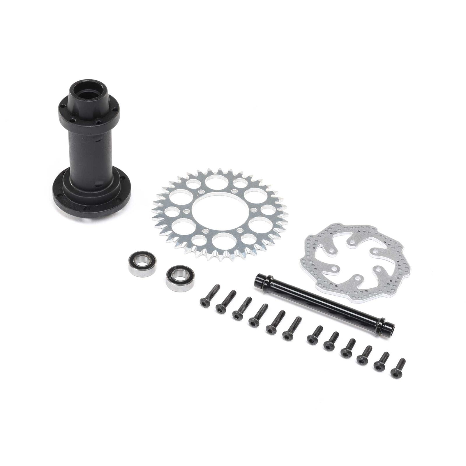 Losi Complete Rear Hub Assembly: Motorrad Promoto-MX