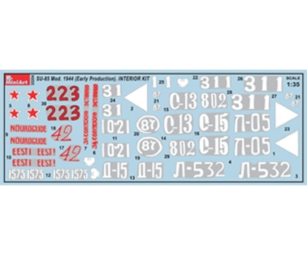 miniart 1 35 su 85 mod 1944 frue prod inter Plastikmodellbau von Miniart 1-35 su 85 mod 1944 frue prod inter