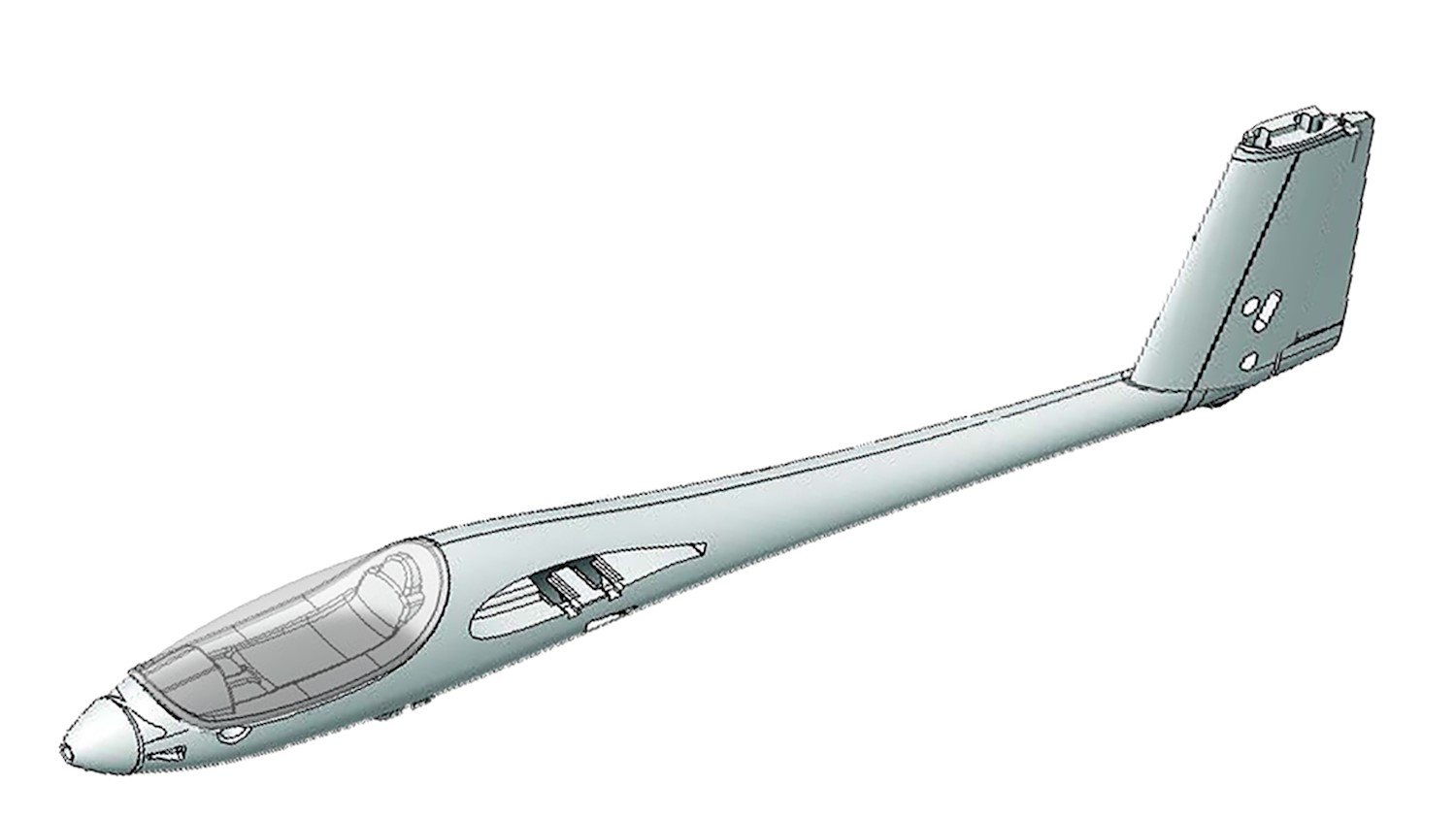 Multiplex RR Rumpf mit Haube Heron - RC-Zubehoer