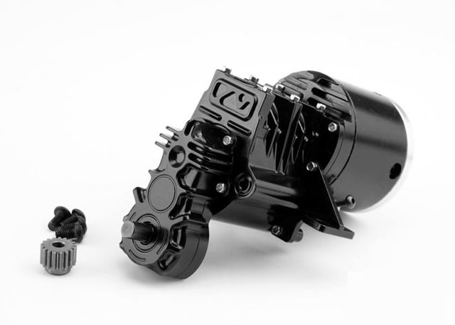 Lesu 1_14_1_16 Allrad-Getriebe 2-Gang 1_28_42 fuer 540er Motor - RC-Zubehoer