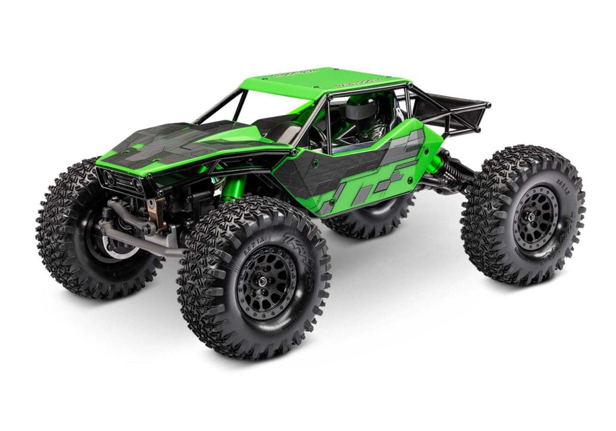 Traxxas TXC-4M Extreme Crawler Gruen 1_18 Brushless 4WD RTR mit 3S LiPo Akku und USB-Ladegeraet