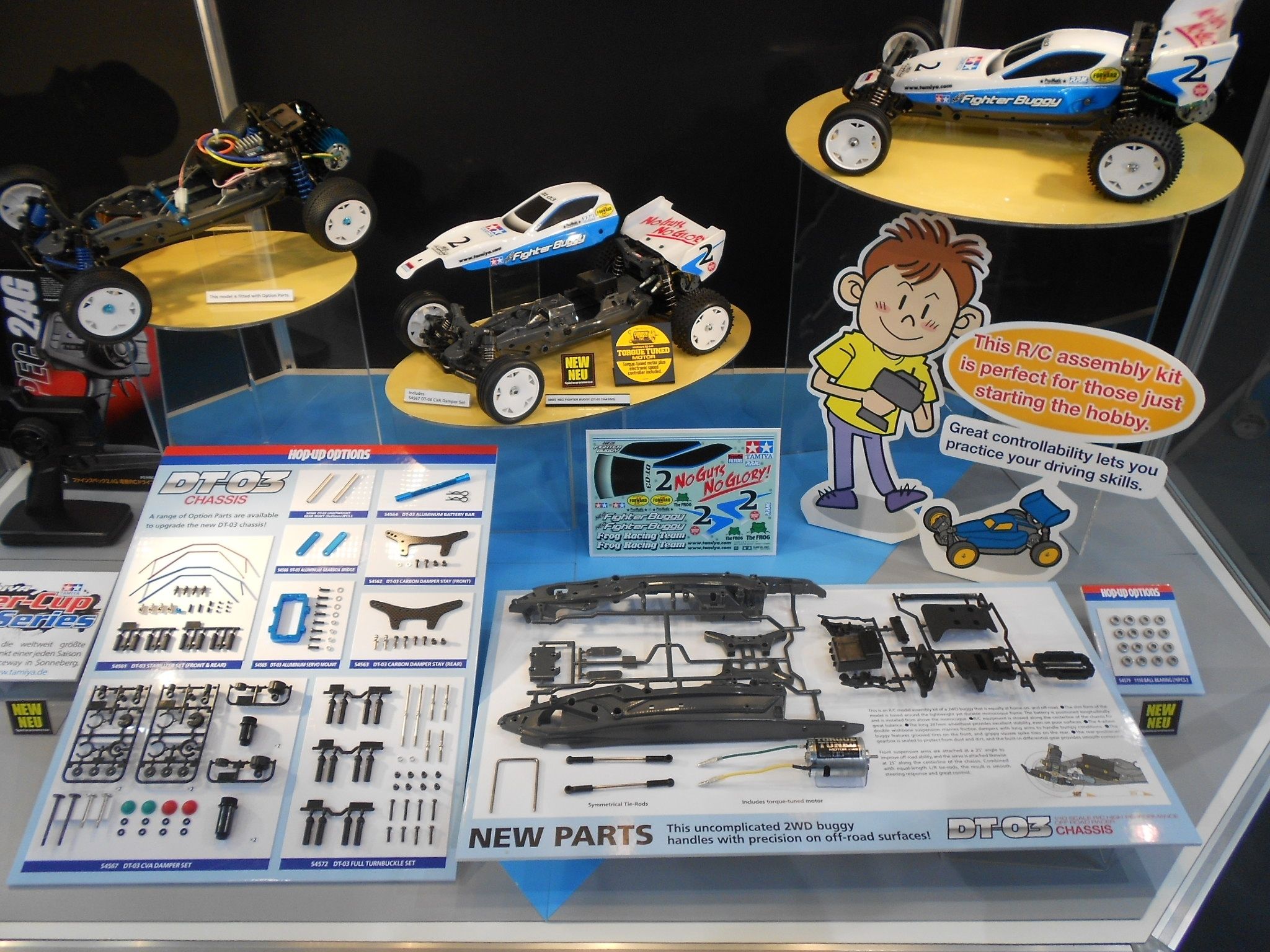 Tamiya Neo Fighter Buggy Komplettpaket mit Farbe und Kugellager