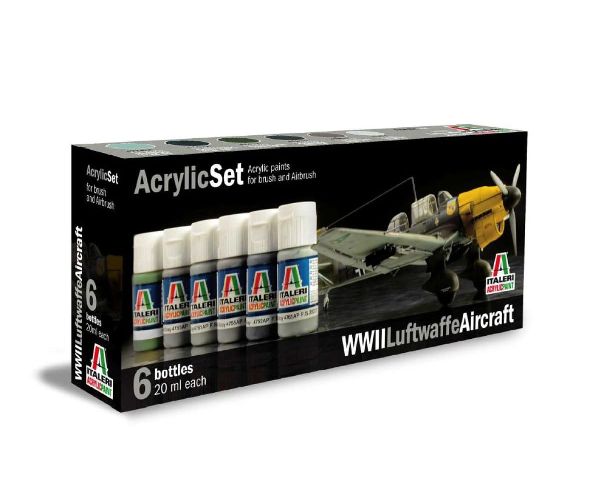 Italeri Acryl Set WWII Luftwaffe Aircraft