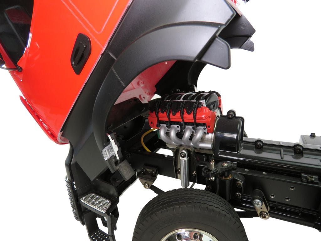 Thicon 1_14_1_10 V8-Motorattrappe fuer 540er Motoren mit Luefter - RC-Zubehoer