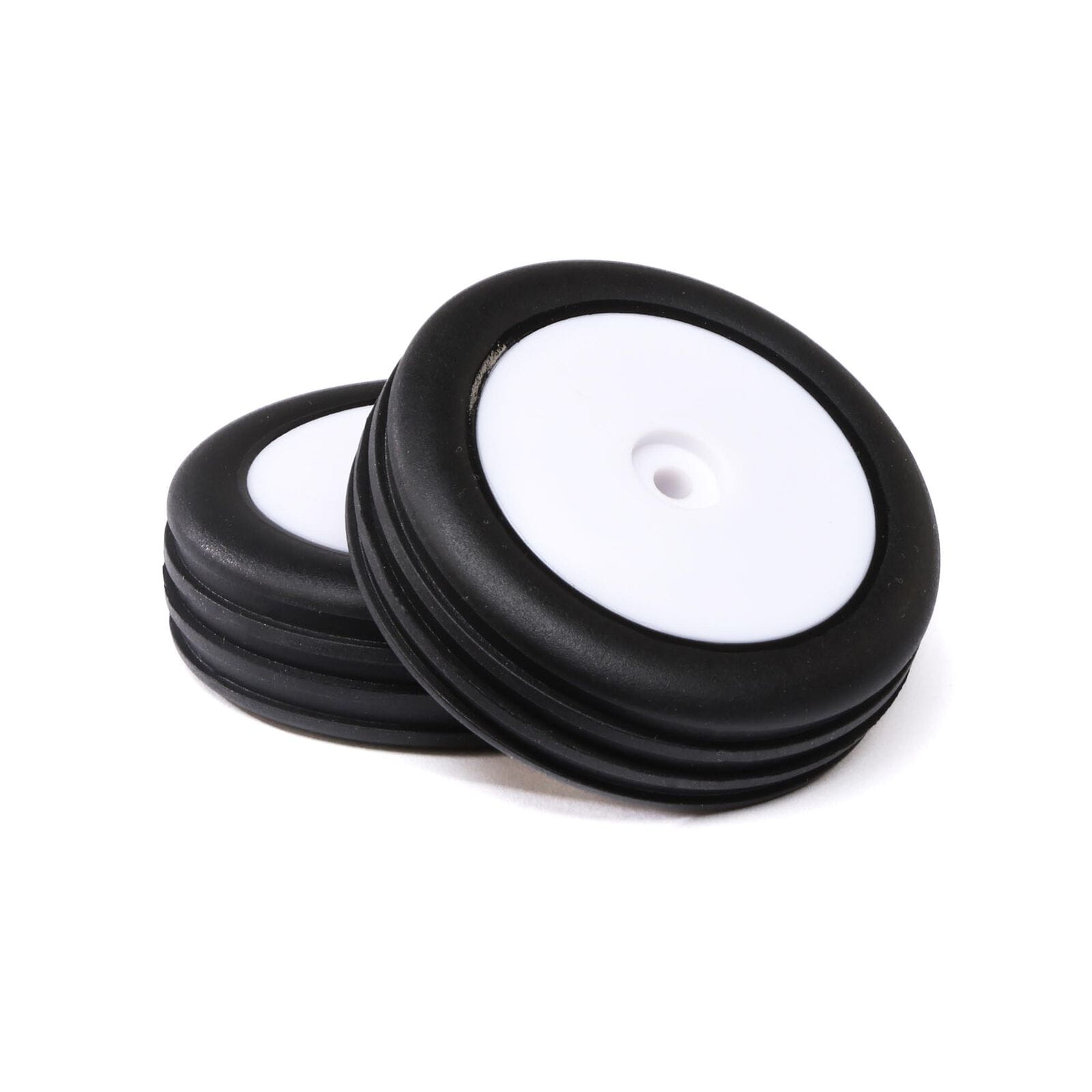 Losi Wide Body Rib Front Mounted Reifen White (2): Mini B
