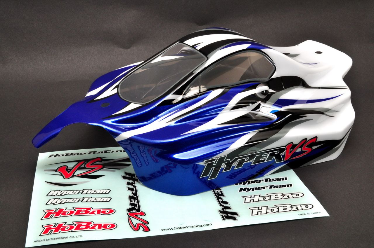 HoBao Karosserie lackiert blau_rot - RC-Zubehoer