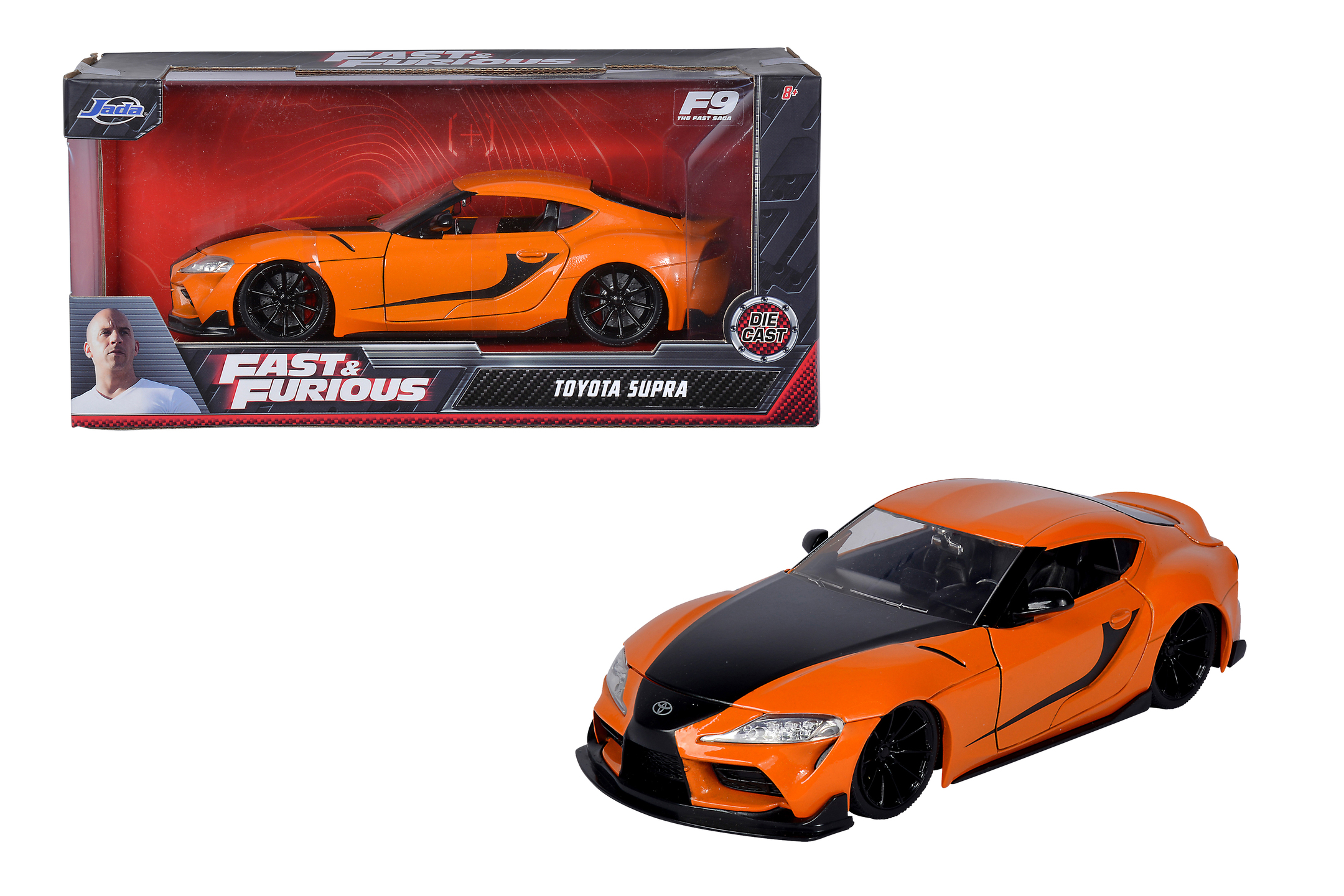 Jada Toys Fast _ Furious 2020 Toyota Supra Modellauto 1_24 orange_