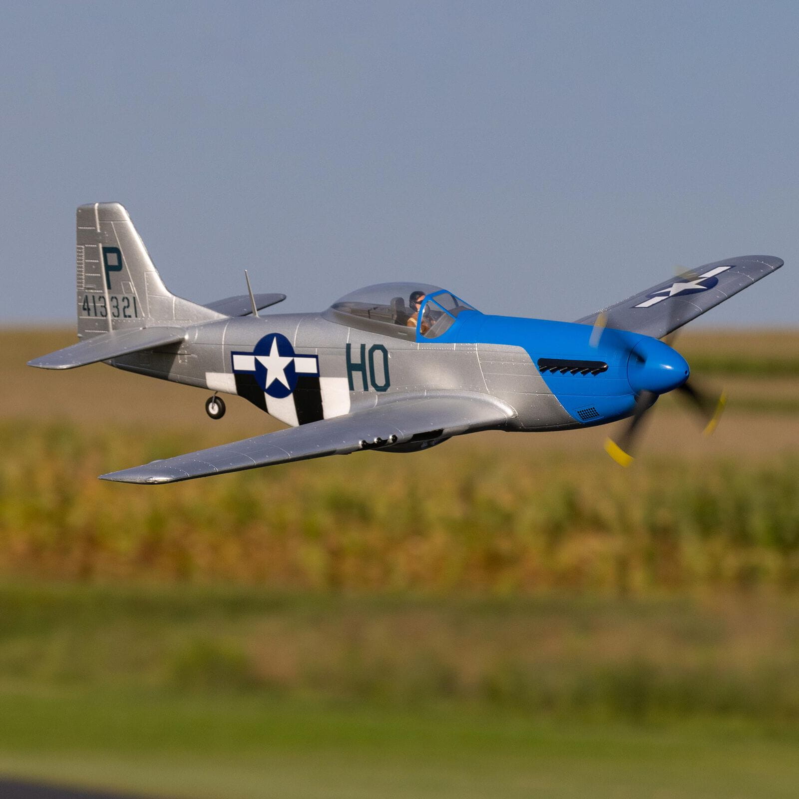 E-flite P-51D Mustang 1.2m BNF Basic mit AS3X und SAFE Select