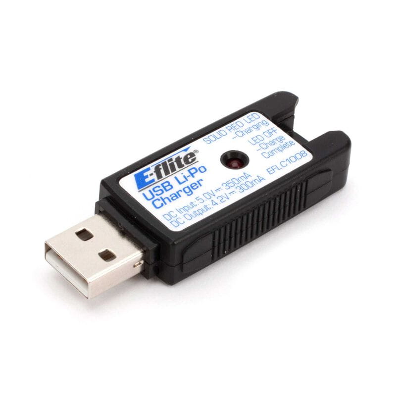 E-flite Nano QX 1S USB LiPo Akku Ladegerät 350mA