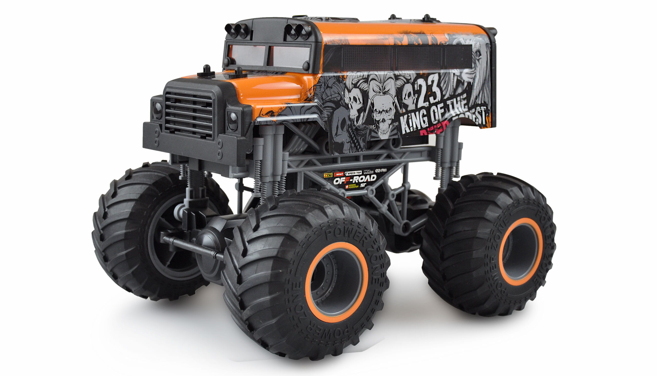 Amewi RC Auto Crazy SchoolBus Monster Truck 1:16 RTR gelb