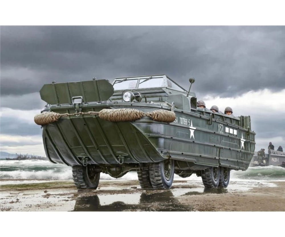 Plastikmodellbau von Italeri 1-35 dukw amphibienfahrzeug