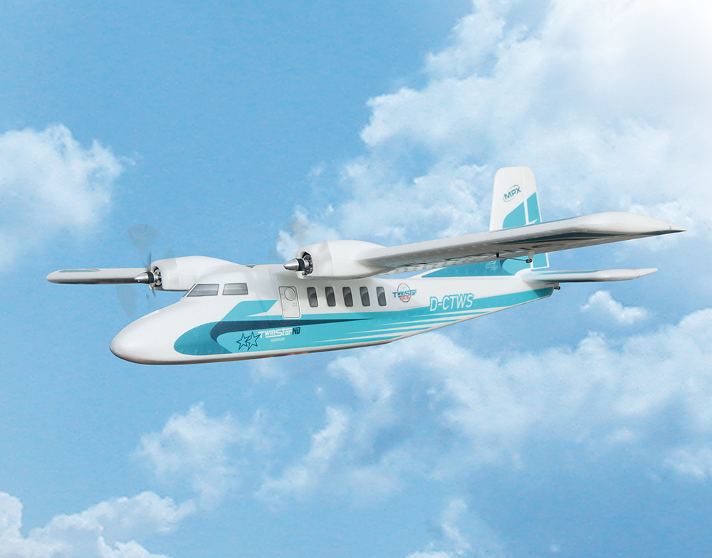Multiplex TwinStar ND Flugmodellbausatz mit 1420 mm Spannweite