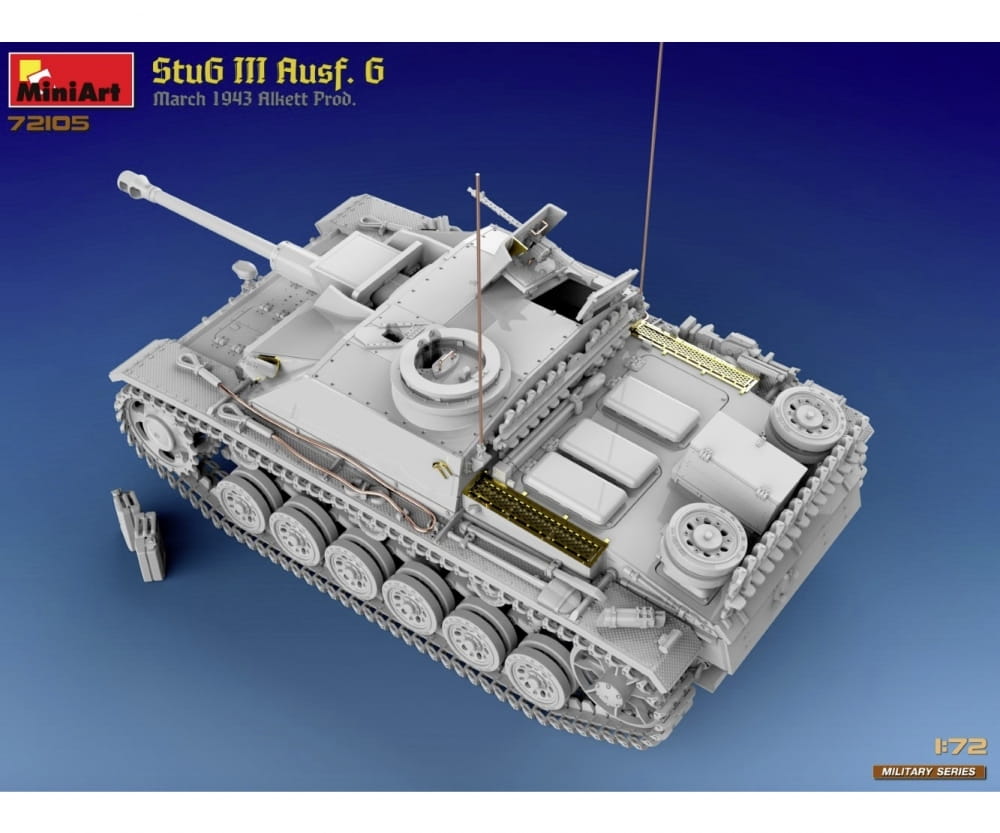 MiniArt 1:72 StuG III Ausf. G Prod. M Plastik Modellbausatz