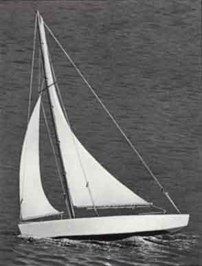 Modellbausatz - Ace Sloop Segelboot schwimmfaehig Bausatz