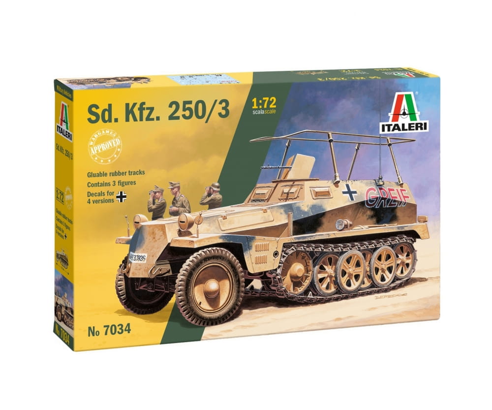 Italeri 1:72 Sd. Kfz 250/3 Plastik Modellbau