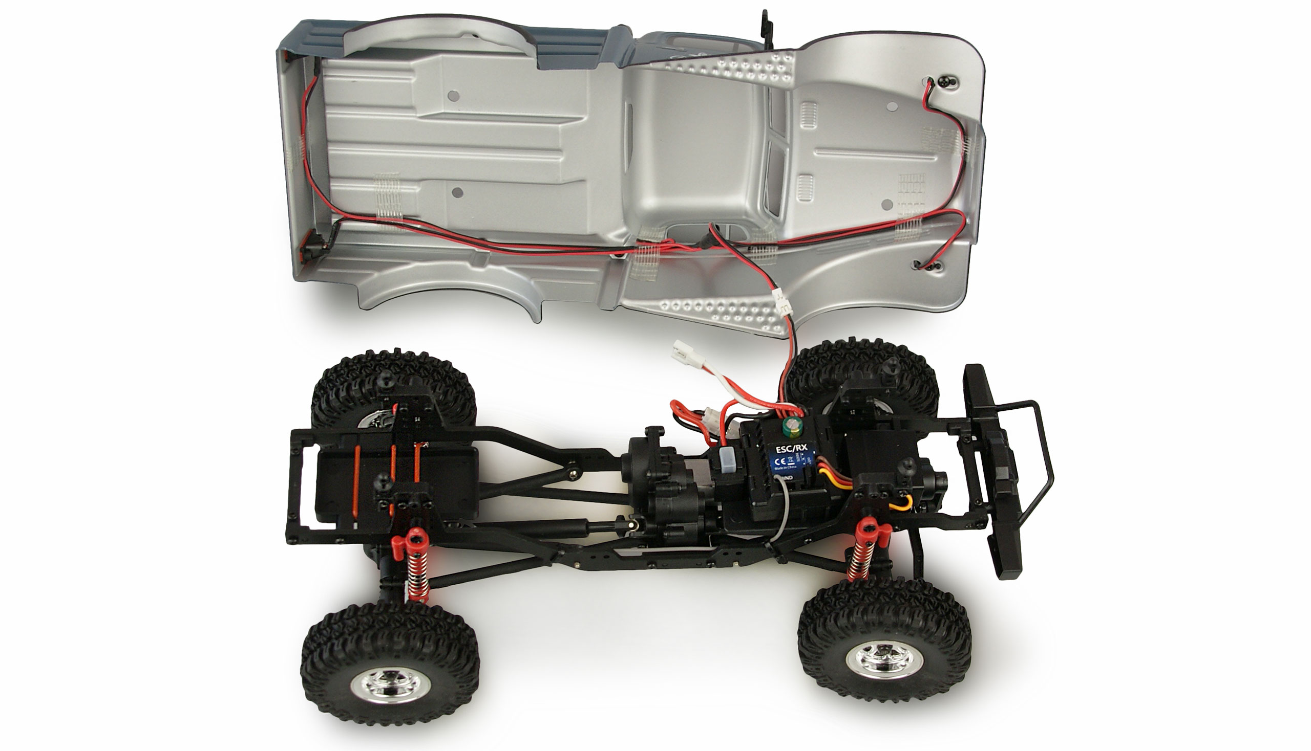 Amewi RC AM18 Harvest Scale Crawler 1:18 RTR, blau