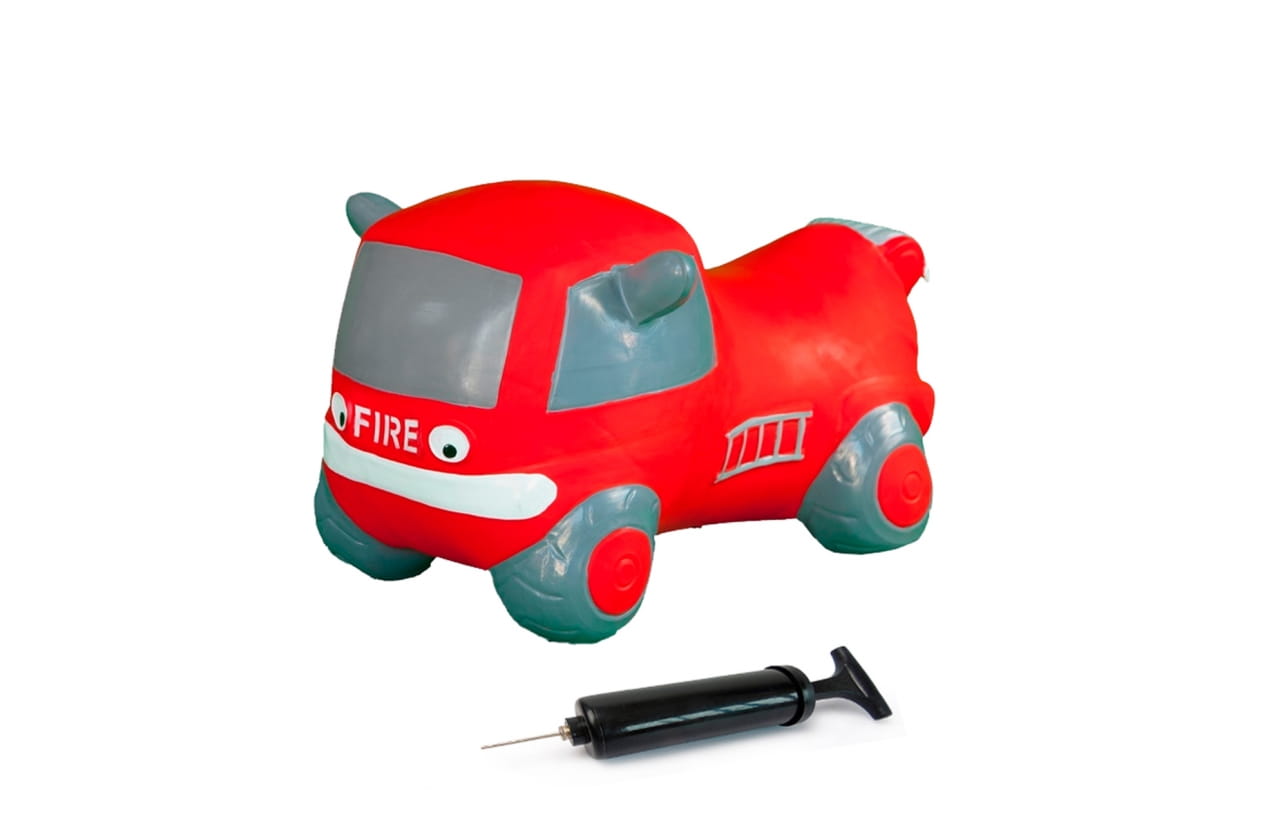 Jamara Hüpfauto Fire Truck mit Pumpe