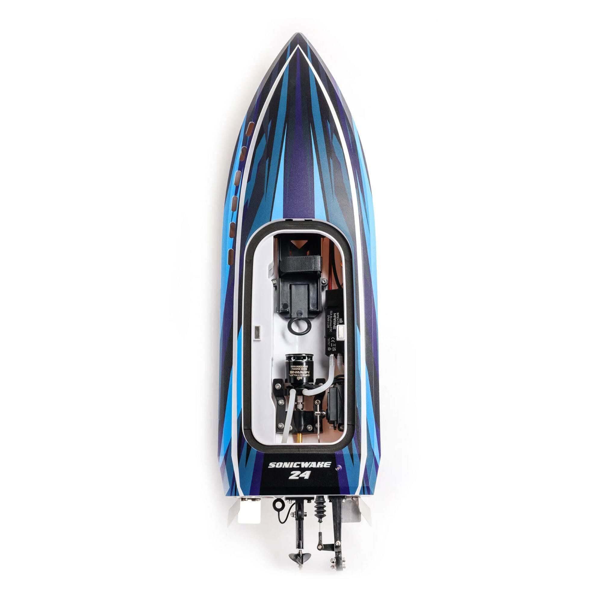 Pro Boat Sonicwake 24 Brushless RC Boot RTR in Blau